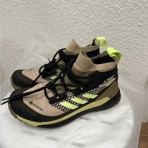 Adidas Terrex Beige and Black Hiking Shoes